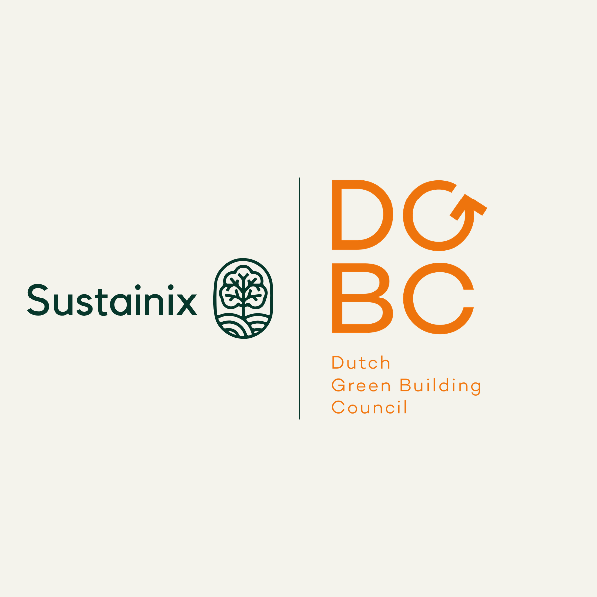 Sustainix and Dutch Green Building Council (DGBC) partnership lockup