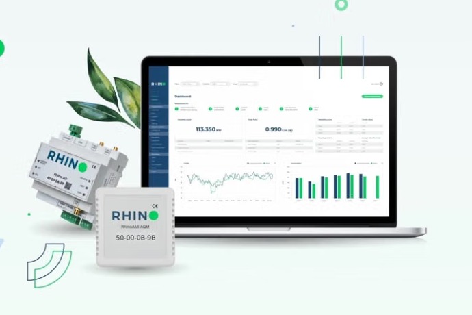 Rhino meter interface module, air quality sensor and utility monitoring dashboard